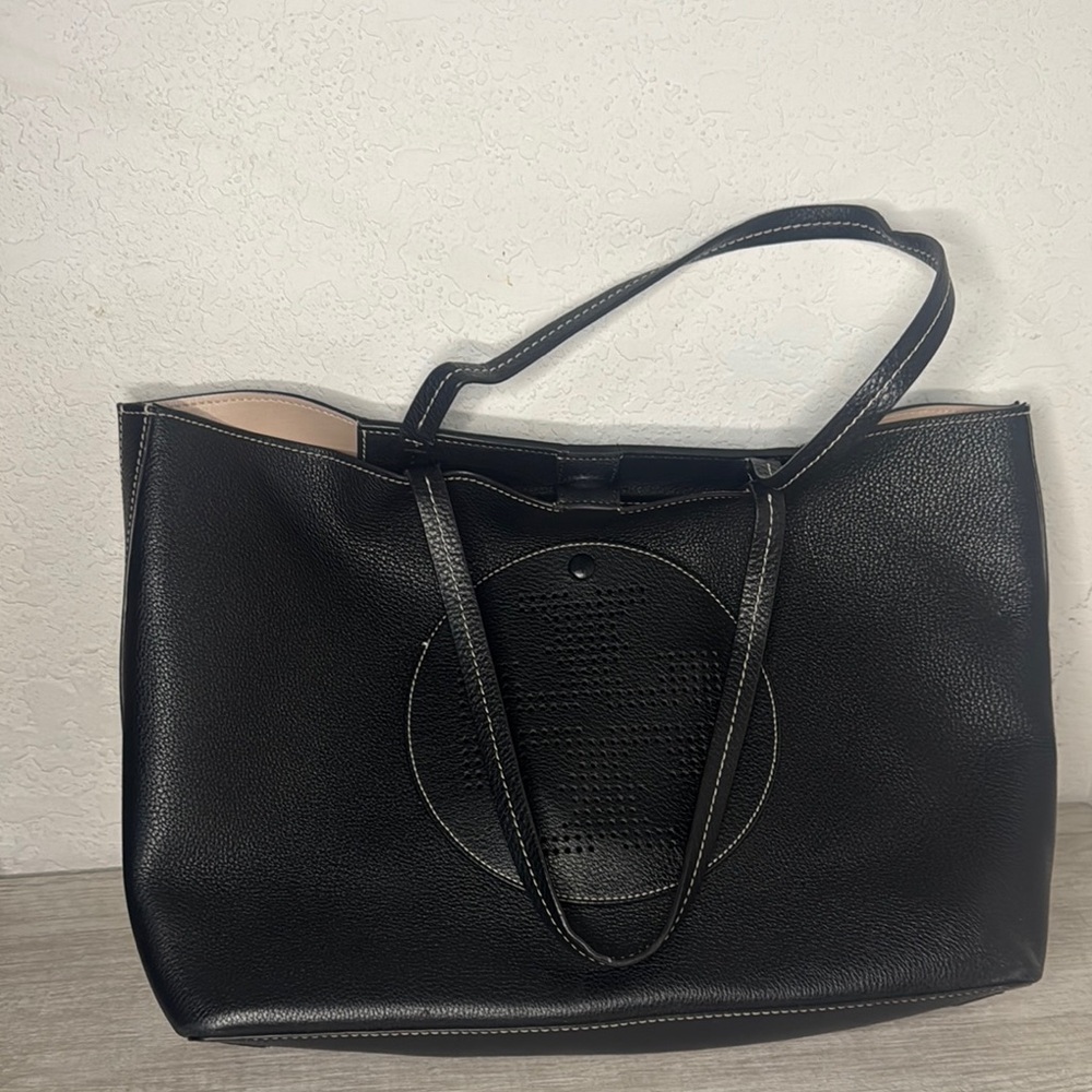 Tory Burch Black Leather Tote